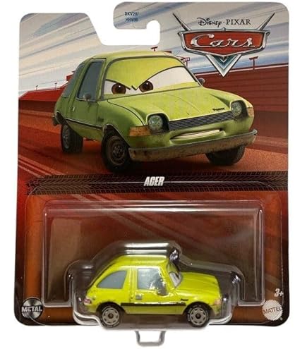 Amazon.com: Disney Pixar Cars Diecast, Green Grem with Visor